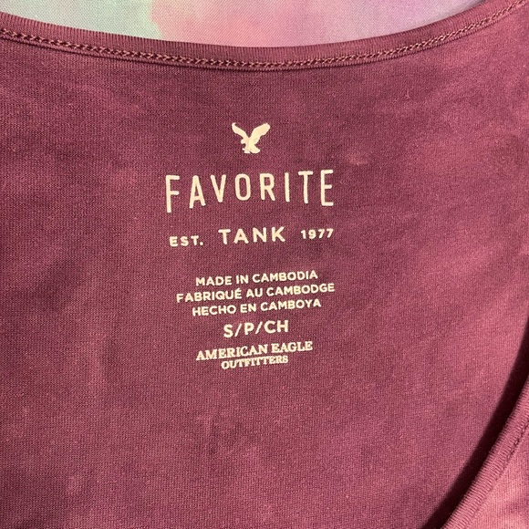American Eagle Outfitters |  Favorite Tank Plum Colored Tie Dye | Size: Small - Picture 4 of 4